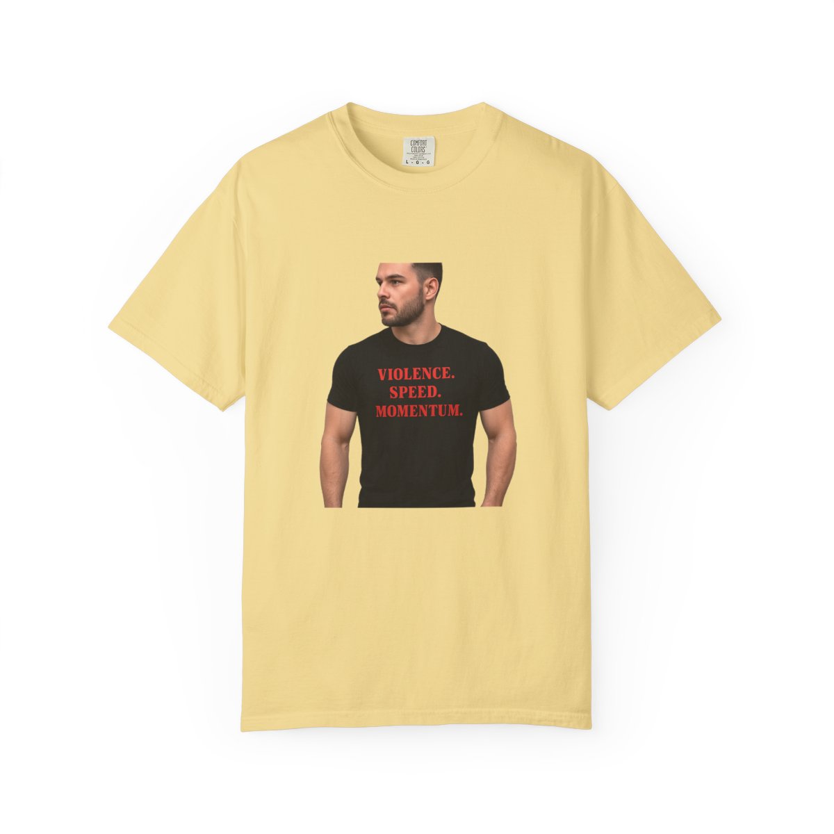 Dr Disrespect Violence Speed Momentum T-Shirt - alternate angle 3, merchandise