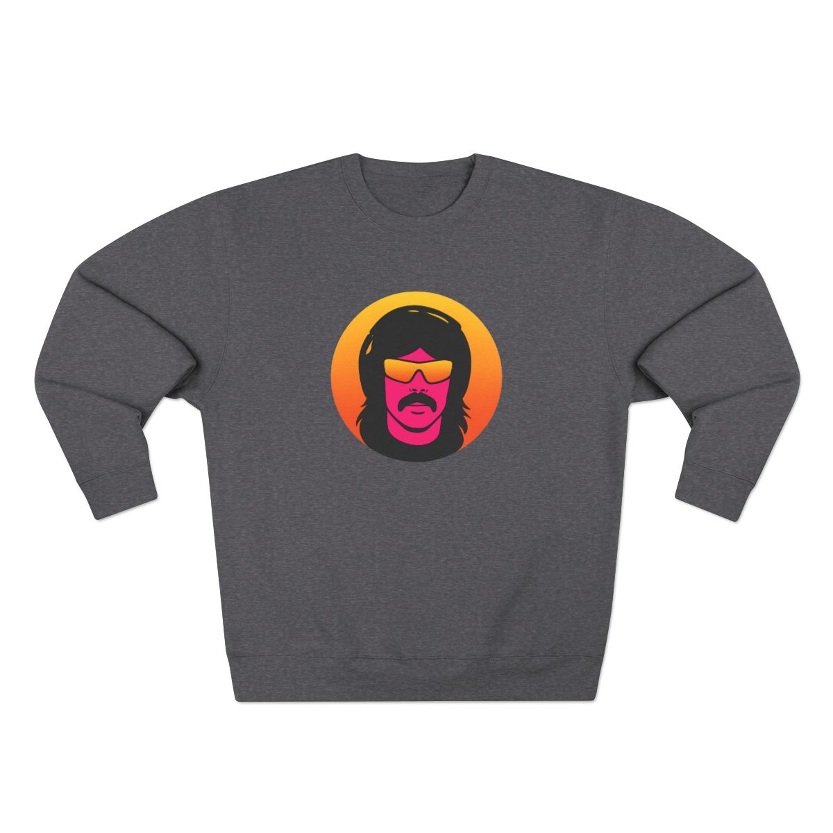 Dr Disrespect Retrowave Synthwave Sweatshirt - alternate angle 3, merchandise