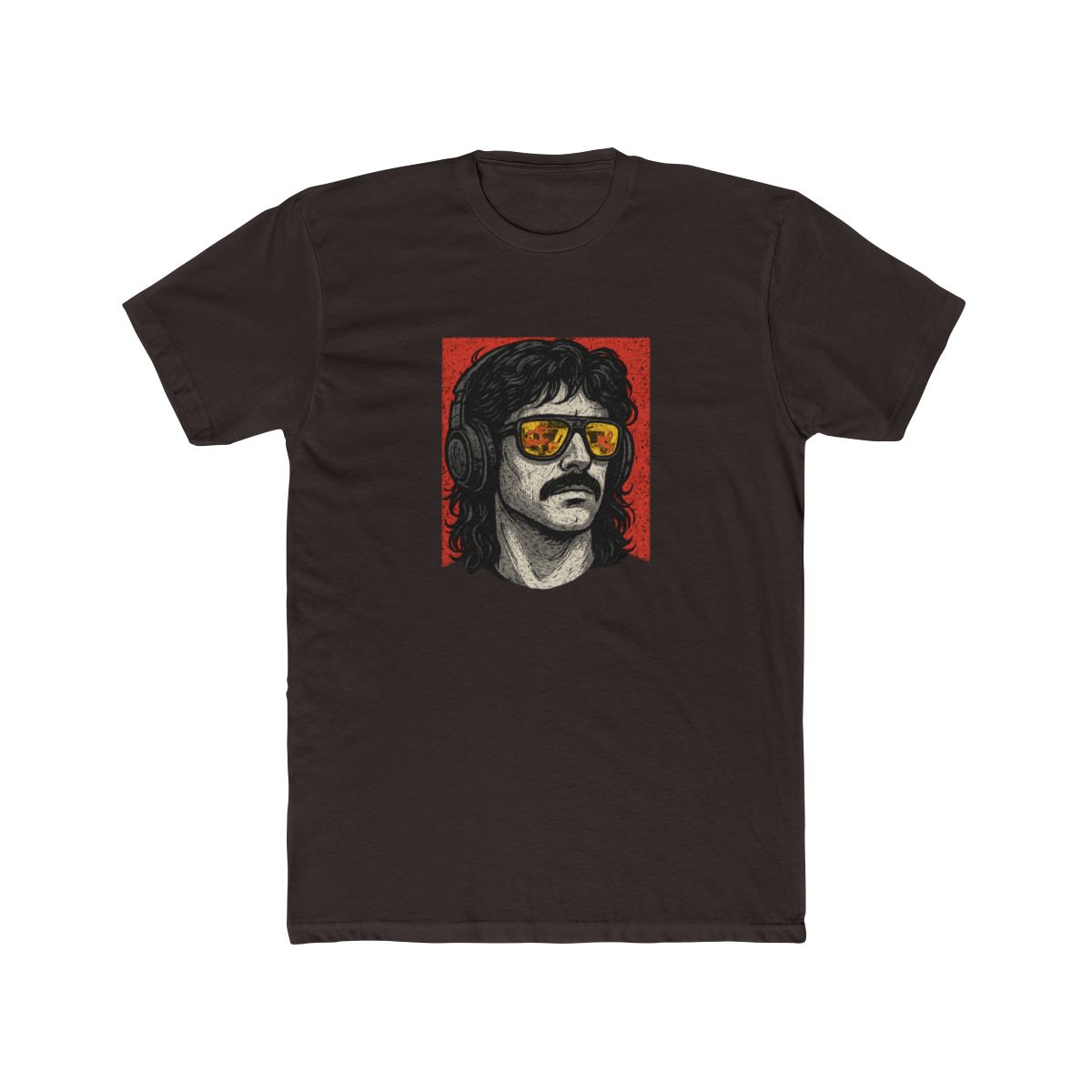 Retro Gamer Streamer Portrait Graphic T-Shirt - alternate angle 5, merchandise