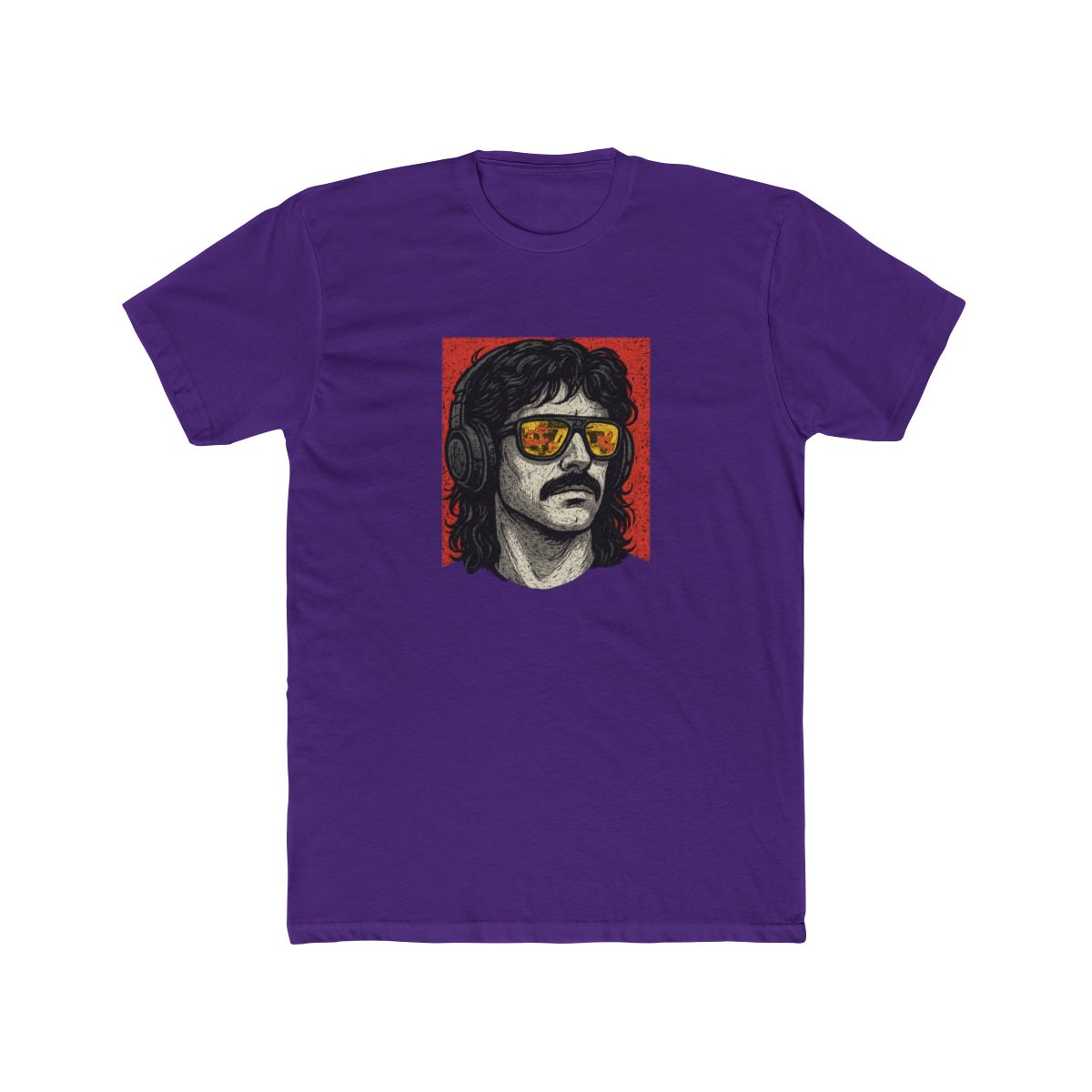 Retro Gamer Streamer Portrait Graphic T-Shirt - alternate angle 2, merchandise