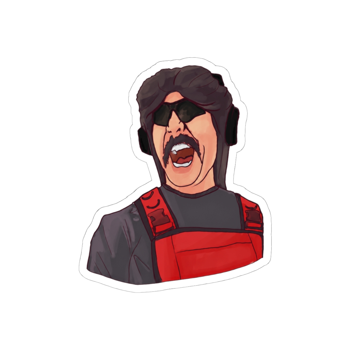 Dr Disrespect Yelling at Alex - alternate angle 1, merchandise