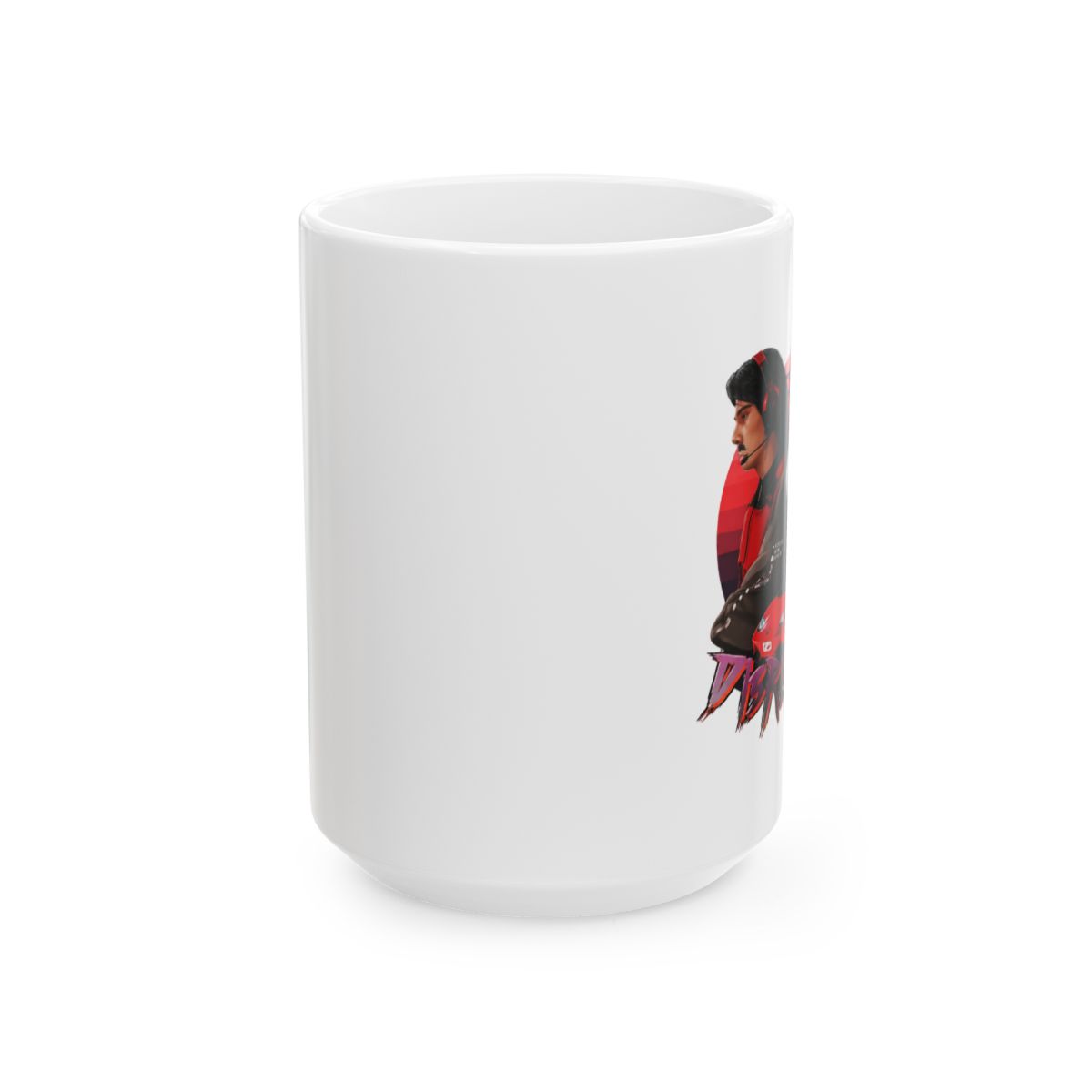 Dr Disrespect Mug | Gaming Legend Coffee Cup - alternate angle 2, merchandise