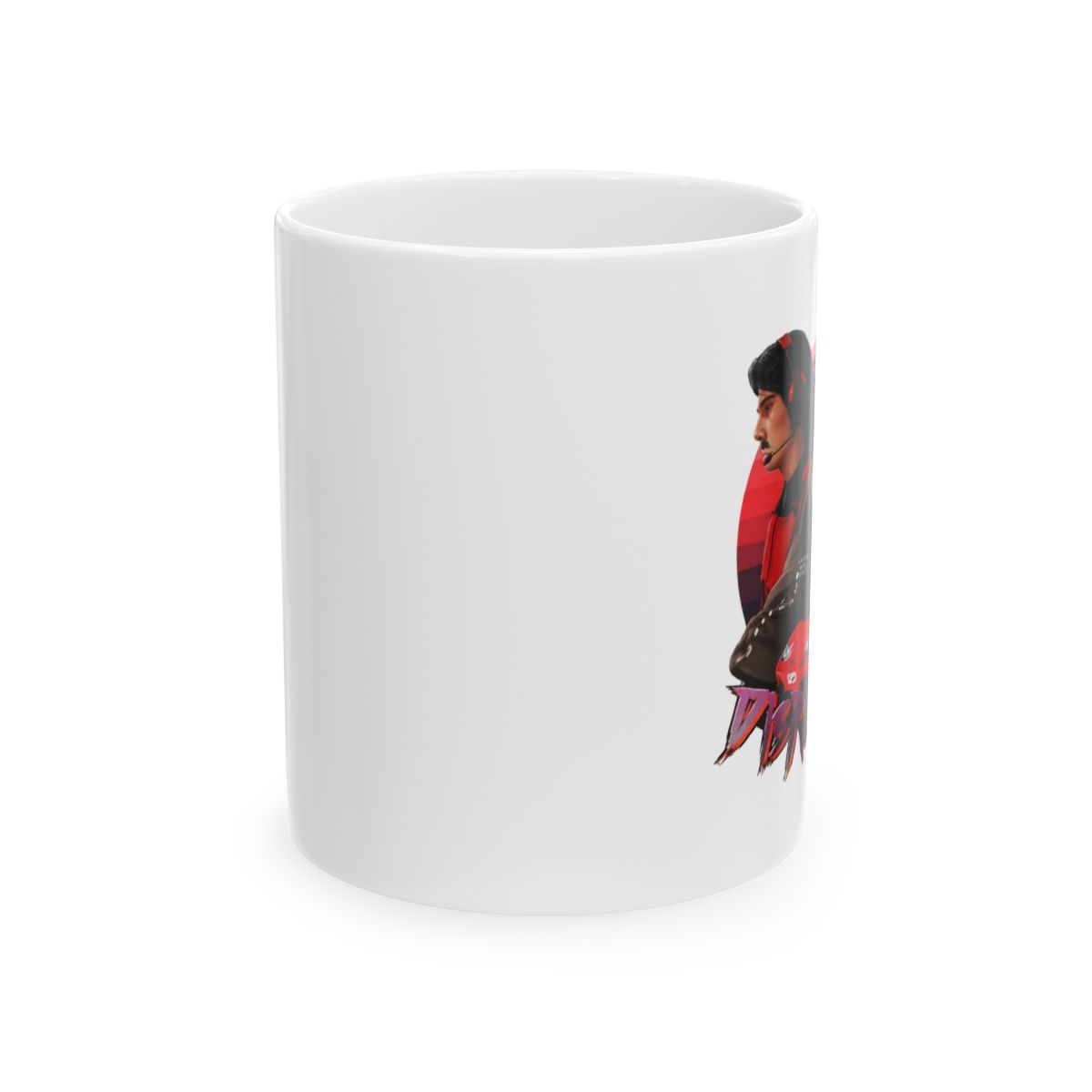 Dr Disrespect Mug | Gaming Legend Coffee Cup - alternate angle 1, merchandise