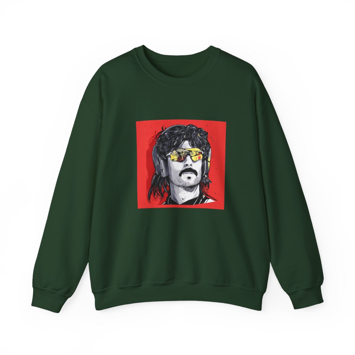 Dr Disrespect Merch Dr Disrespect Hoodie Hoodies (Black, 2XL) - alternate angle 3, merchandise