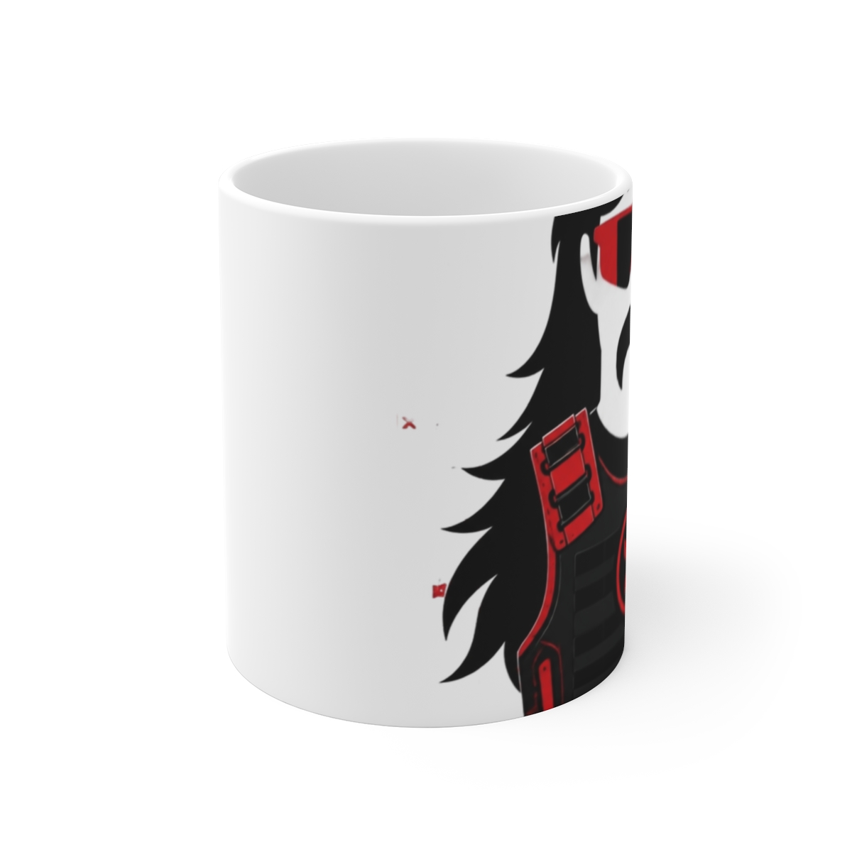 Dr Disrespect "Disrespect the Game" White Mug - alternate angle 1, merchandise