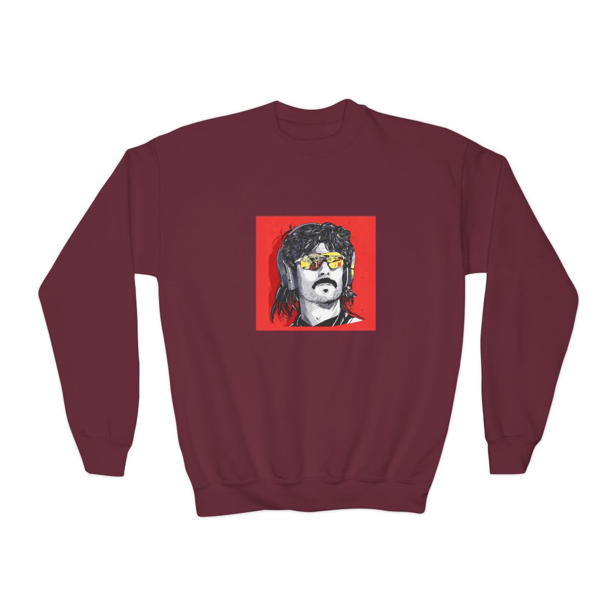 Dr Disrespect Merch Dr Disrespect Hoodie Hoodies (Black, 2XL) - alternate angle 5, merchandise