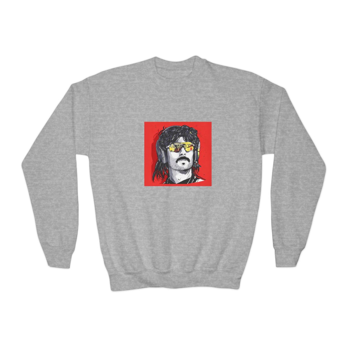 Dr Disrespect Merch Dr Disrespect Hoodie Hoodies (Black, 2XL) - alternate angle 3, merchandise