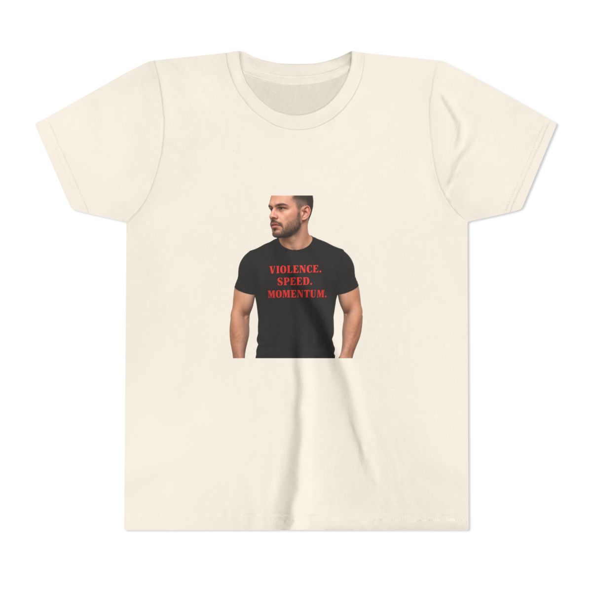 Dr Disrespect Violence Speed Momentum Kids T-Shirt - alternate angle 2, merchandise
