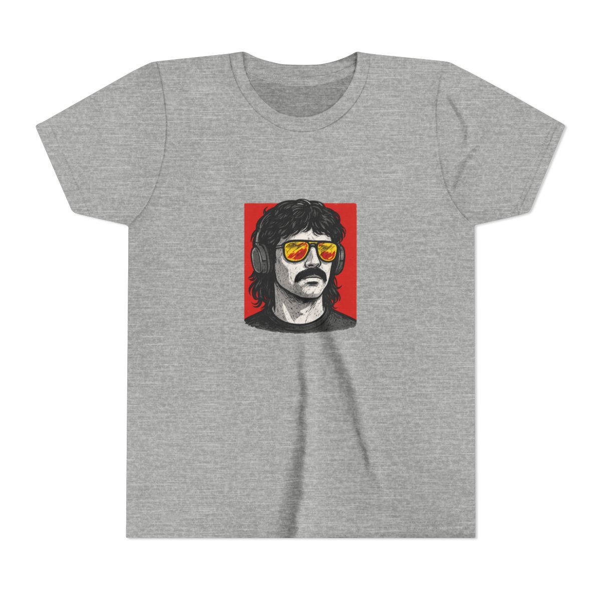 Hilarious Meta T-Shirt Obsession Graphic Kids Tee - alternate angle 2, merchandise